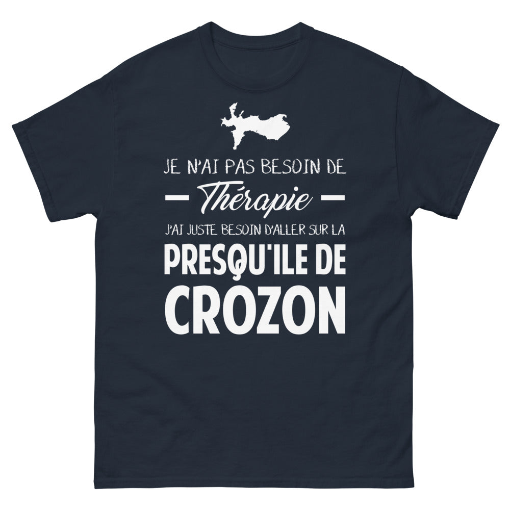T-shirt Presqu'île de Crozon marine - besoin d'aventure