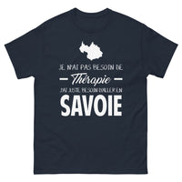 Thumbnail for T-shirt Savoie marine - Pas besoin de thérapie, juste des montagnes