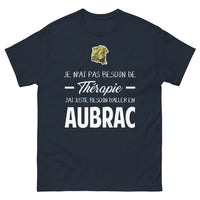 Thumbnail for T-shirt Aubrac marine - Pas besoin de thérapie