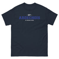 Thumbnail for T-shirt Ardèche marine - Ardéchois et Fier de l'Être