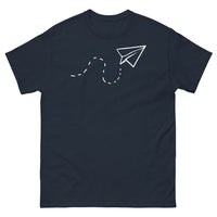 Thumbnail for T-shirt Voyage marine - Icône avion en papier