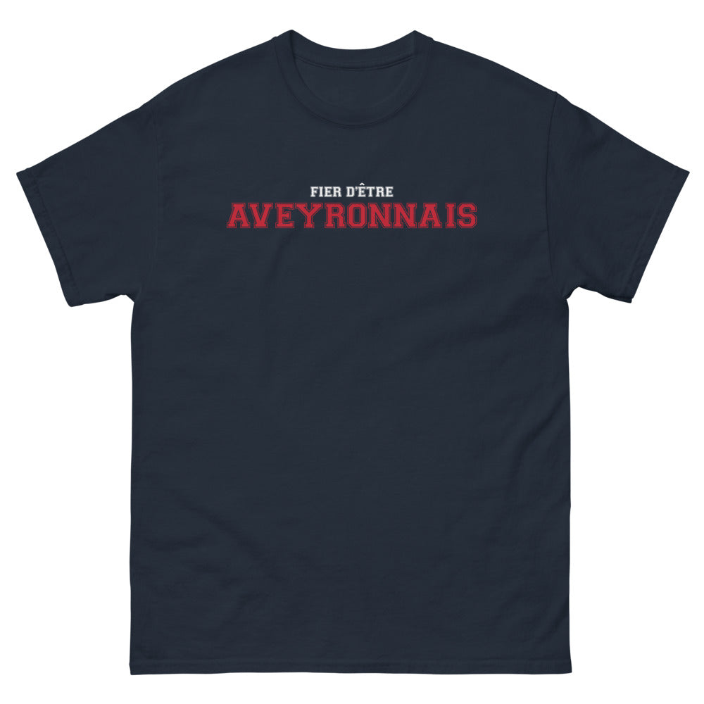 T-shirt Aveyron marine - Fier d'être Aveyronnais