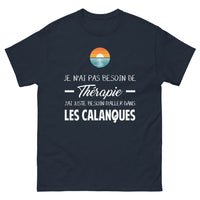 Thumbnail for T-shirt Calanques marine - Je n'ai pas besoin de thérapie