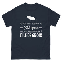 Thumbnail for T-shirt Bretagne marine - Je n'ai pas besoin de thérapie