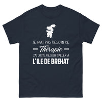 Thumbnail for T-shirt Bretagne marine - Pas besoin de thérapie, juste Bréhat