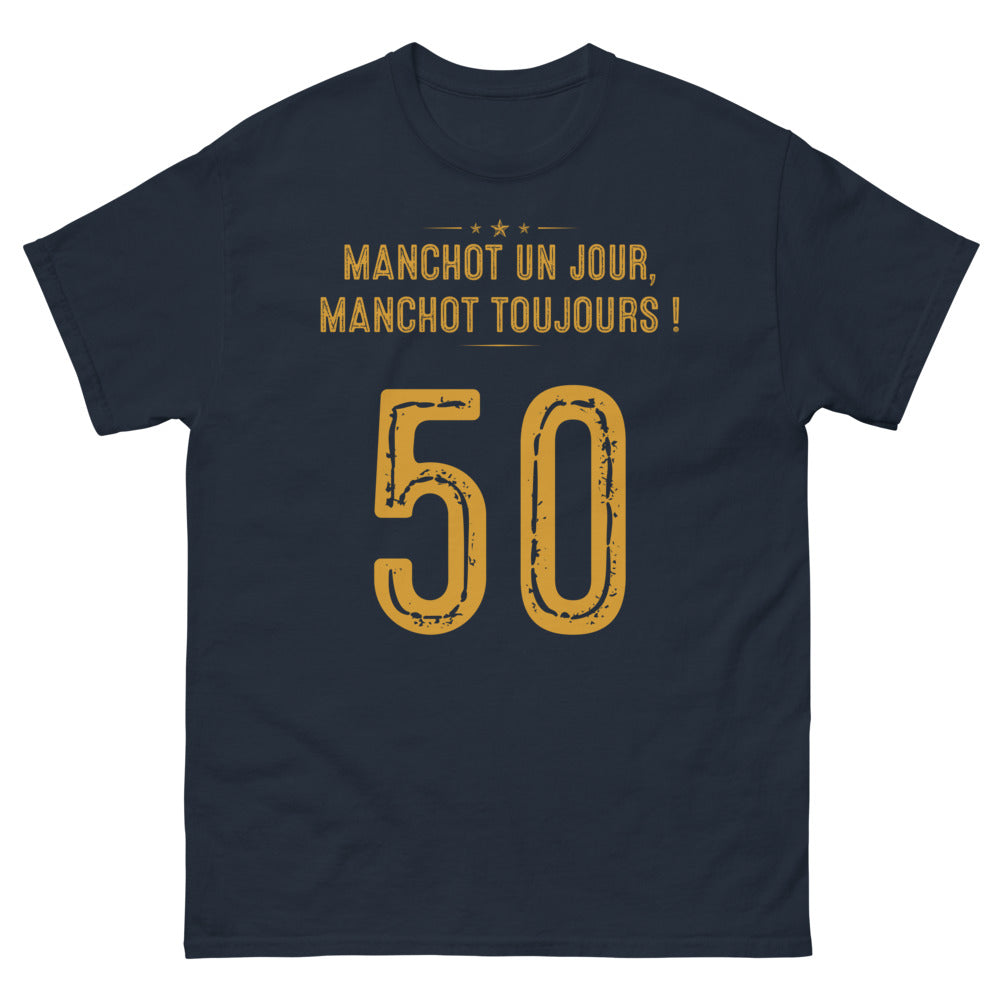 T-shirt Manchot marine - Un jour manchot toujours !