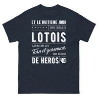 Thumbnail for T-shirt Lotois marine - Les héros qu'il nous fallait !