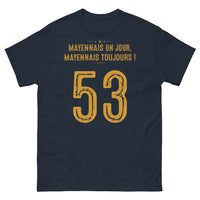 Thumbnail for T-shirt Mayenne marine - Mayennais un jour, toujours