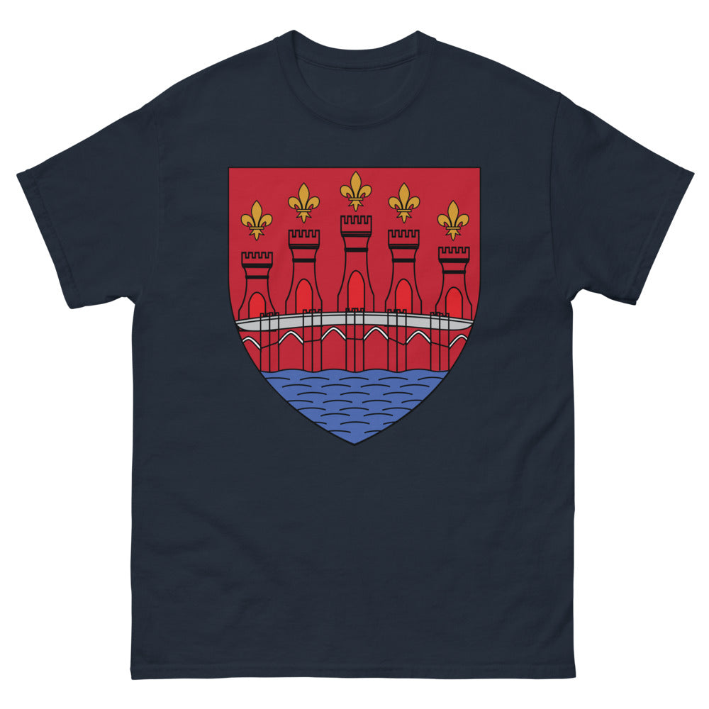 T-shirt Bordeaux marine - Armoiries de la ville