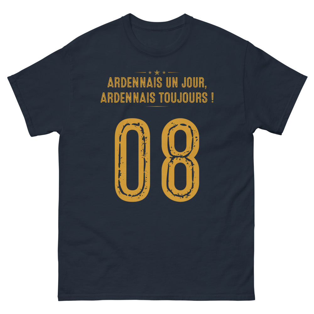 T-shirt Ardennais marine - Ardennais Un Jour, Ardennais Toujours