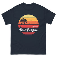 Thumbnail for T-shirt Martinique marine - Pa Ni Pwoblem, esprit détendu