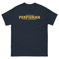 Thumbnail for T-shirt Perpignan marine - Supporter avec humour