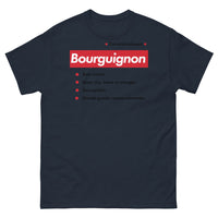 Thumbnail for T-shirt Bourgogne marine - Esprit bon vivant et humoristique