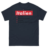 Thumbnail for T-shirt Italie marine - À ne pas emmerder avec humour