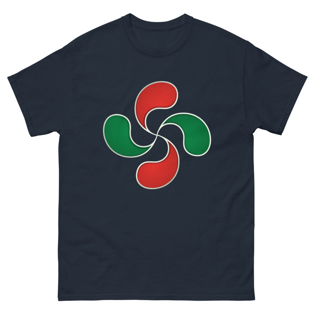 T-shirt Basque noir - Lauburu Cross Dark Edition dos