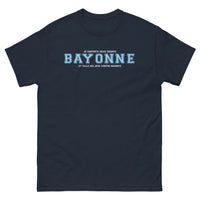 Thumbnail for T-shirt Pays Basque marine - Je supporte deux équipes : Bayonne et celle qui joue contre Biarritz