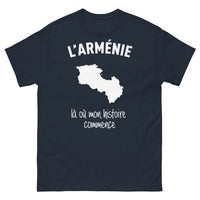 Thumbnail for T-shirt Arménie marine - Là où mon histoire commence