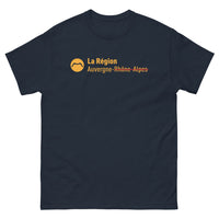 Thumbnail for T-shirt Auvergne-Rhône-Alpes marine - Fierté régionale sobre