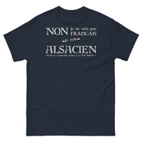 Thumbnail for T-shirt Alsace marine - Je ne suis pas Français, je suis Alsacien