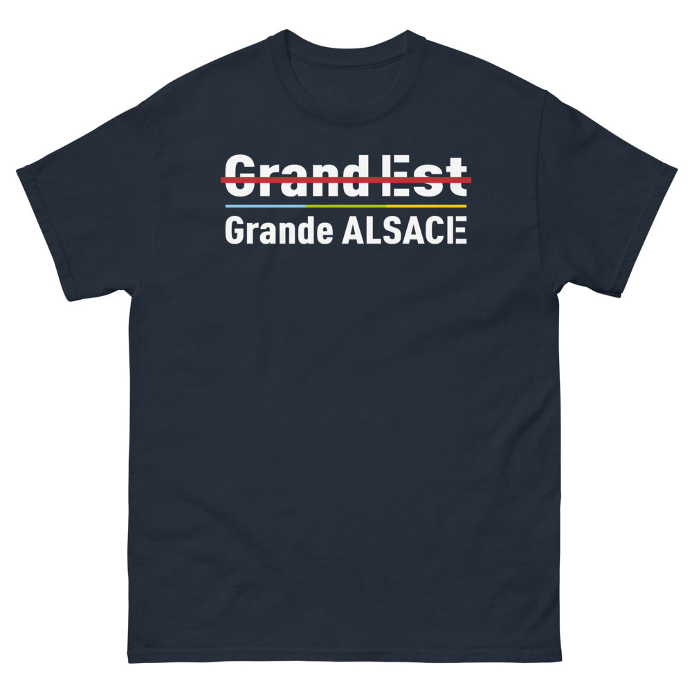 T-shirt Grand Est marine - clin d'œil à l'Alsace