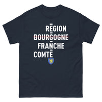 Thumbnail for T-shirt Bourgogne-Franche-Comté marine - Hommage à la région