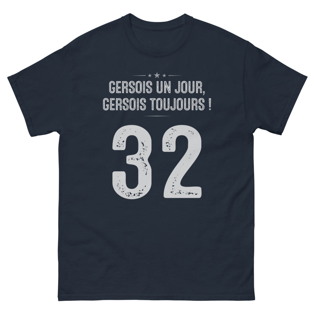 T-shirt Gersois marine - Gersois un jour, Gersois toujours