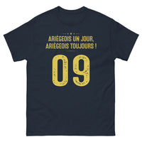 Thumbnail for T-shirt Ariège marine - Un Jour Ariégeois, Toujours Ariégeois