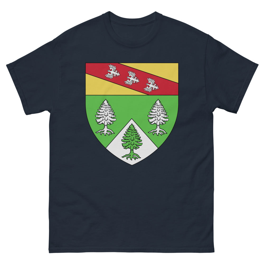 T-shirt Saint-Jean-de-Monts noir dos - blason de la ville