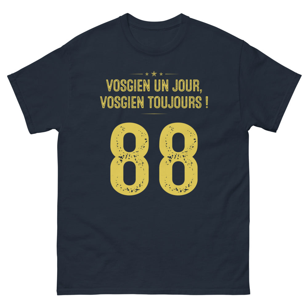 T-shirt Vosgien marine - Fier d'être Vosgien