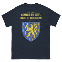 Thumbnail for T-shirt Franche-Comté marine - Comtois un jour, Comtois toujours