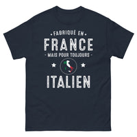 Thumbnail for T-shirt Italie marine - Fabriqué en France, Mais Toujours Italien