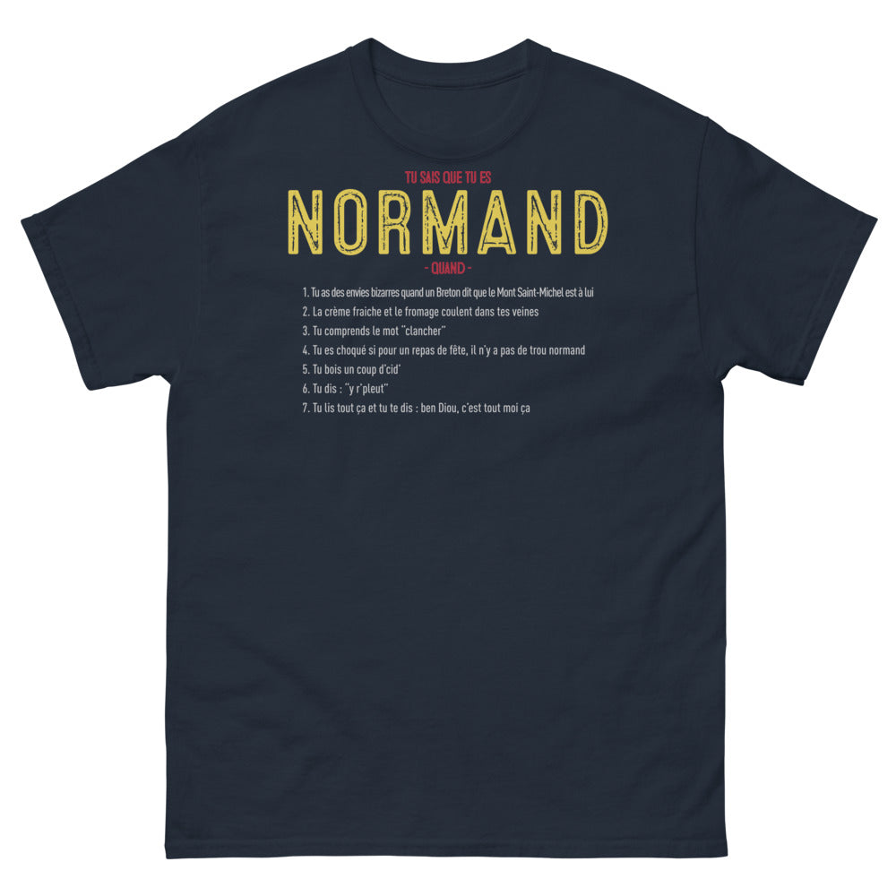 T-shirt Normand marine - Attachez-vous, le Mont Saint-Michel nous appartient !
