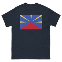 Thumbnail for T-shirt Réunion marine - Fier d'être Réunionnais