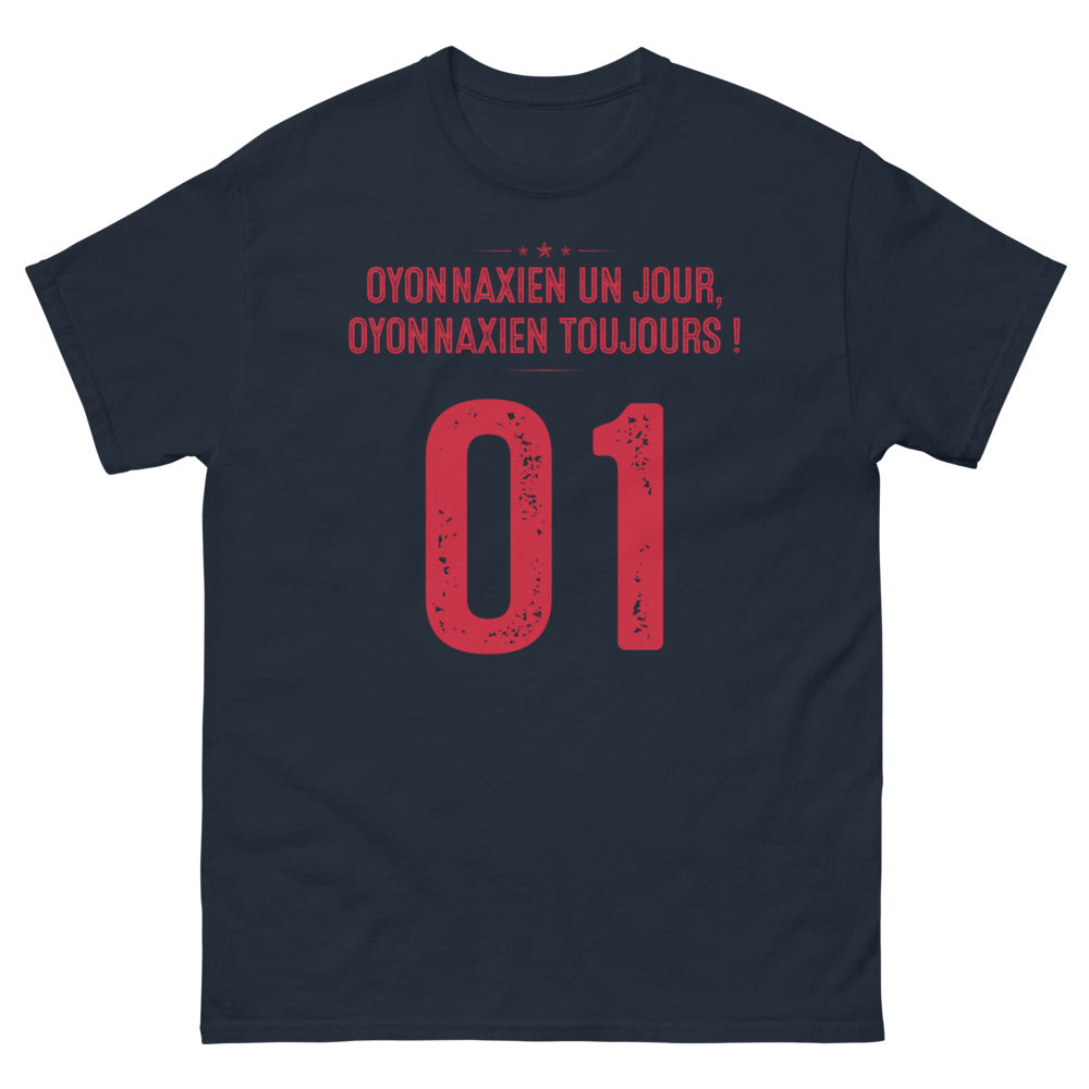 T-shirt Oyonnax marine - Un jour, Oyonnaxien toujours