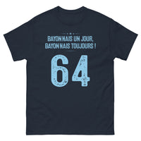 Thumbnail for T-shirt Bayonnais marine - Un Jour Bayonnais Toujours