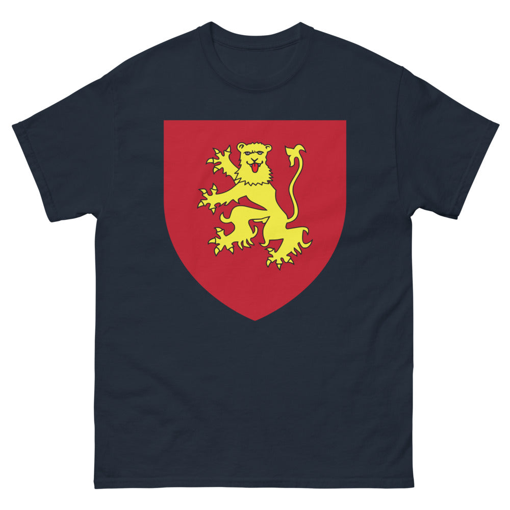 T-shirt Écosse marine - Fierté écossaise Lion Rampant