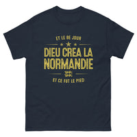 Thumbnail for T-shirt Normandie marine - Et le 8e jour, Dieu créa la Normandie