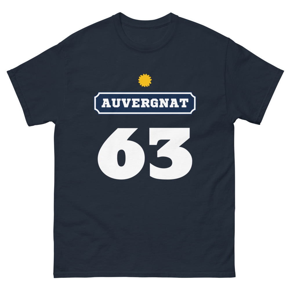 T-shirt Auvergnat marine - Fier et authentique