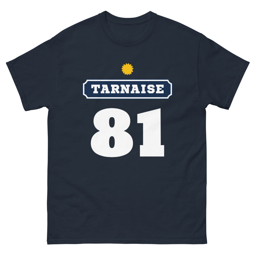 T-shirt Tarnais noir dos - Fierté du 81 avec humour
