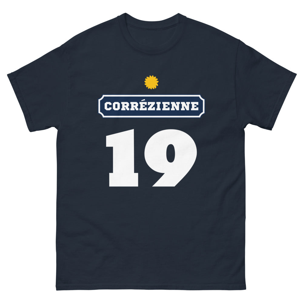 T-shirt Corrézien marine - Hommage à la belle région