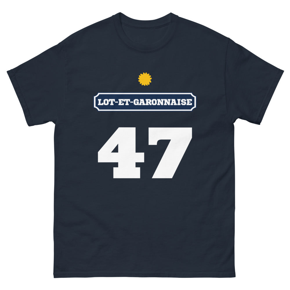 T-shirt Lot-et-Garonnaise marine - affichez vos racines