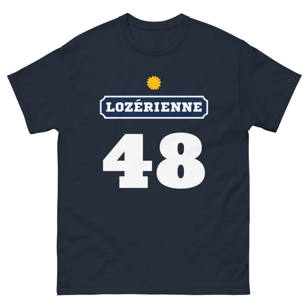 T-shirt Lozérienne marine - Fierté Régionale