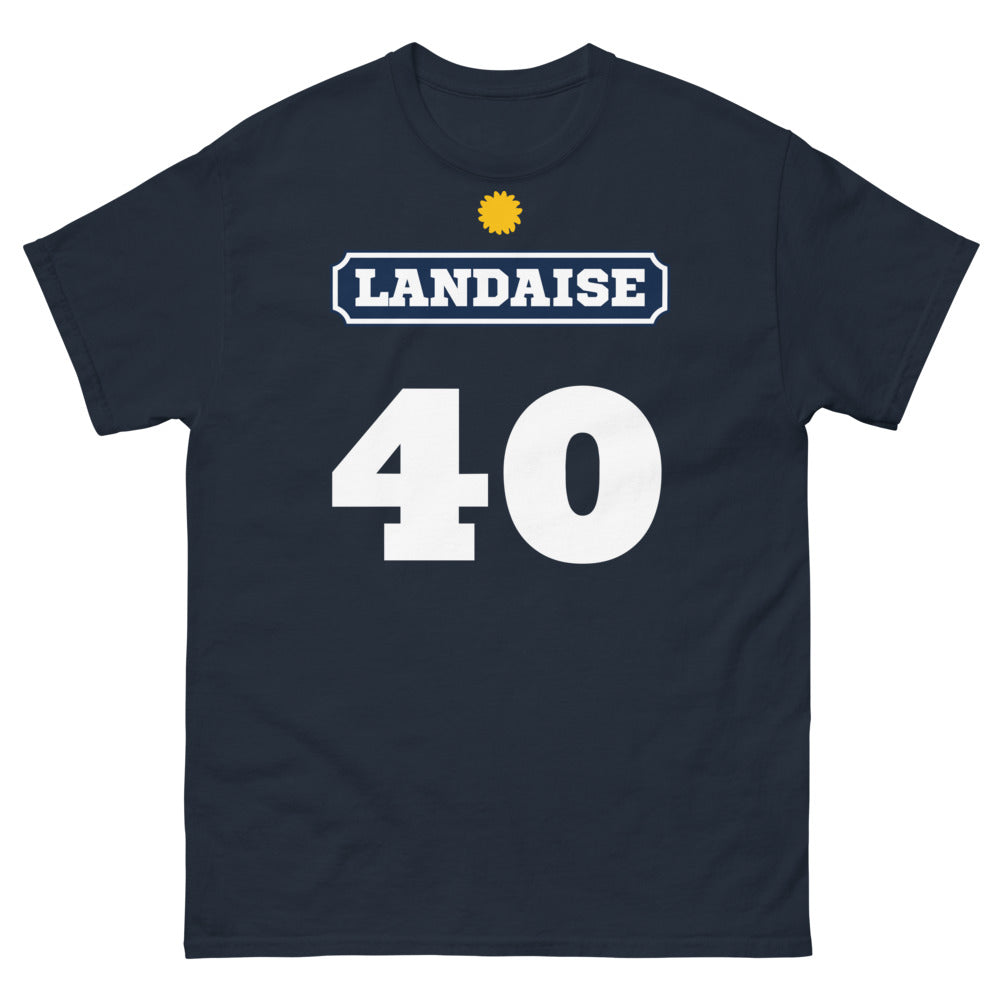 T-shirt Landes marine - design sombre et mystérieux