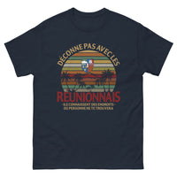 Thumbnail for T-shirt Réunion marine - Déconne pas avec les Réunionnais