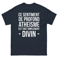 Thumbnail for T-shirt Athéisme noir dos - Ce sentiment de profond athéisme