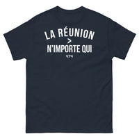 Thumbnail for T-shirt La Réunion 974 marine - numéro emblématique de l'île