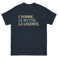 Thumbnail for T-shirt homme marine - L'homme, le Mythe, la Légende