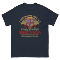 Thumbnail for T-shirt Bourgogne marine - Humour local malicieux
