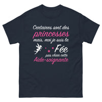 Thumbnail for T-shirt Aide-Soignante noir dos - Fée Pas Chier, humour et fierté