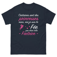 Thumbnail for T-shirt Factrice Magique marine - Certaines sont des princesses